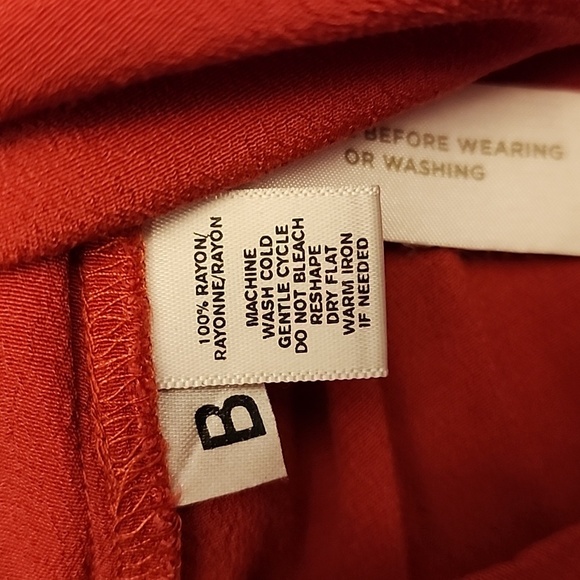 Loft Salmon colored Short sleave top, sz Large - Picture 7 of 7